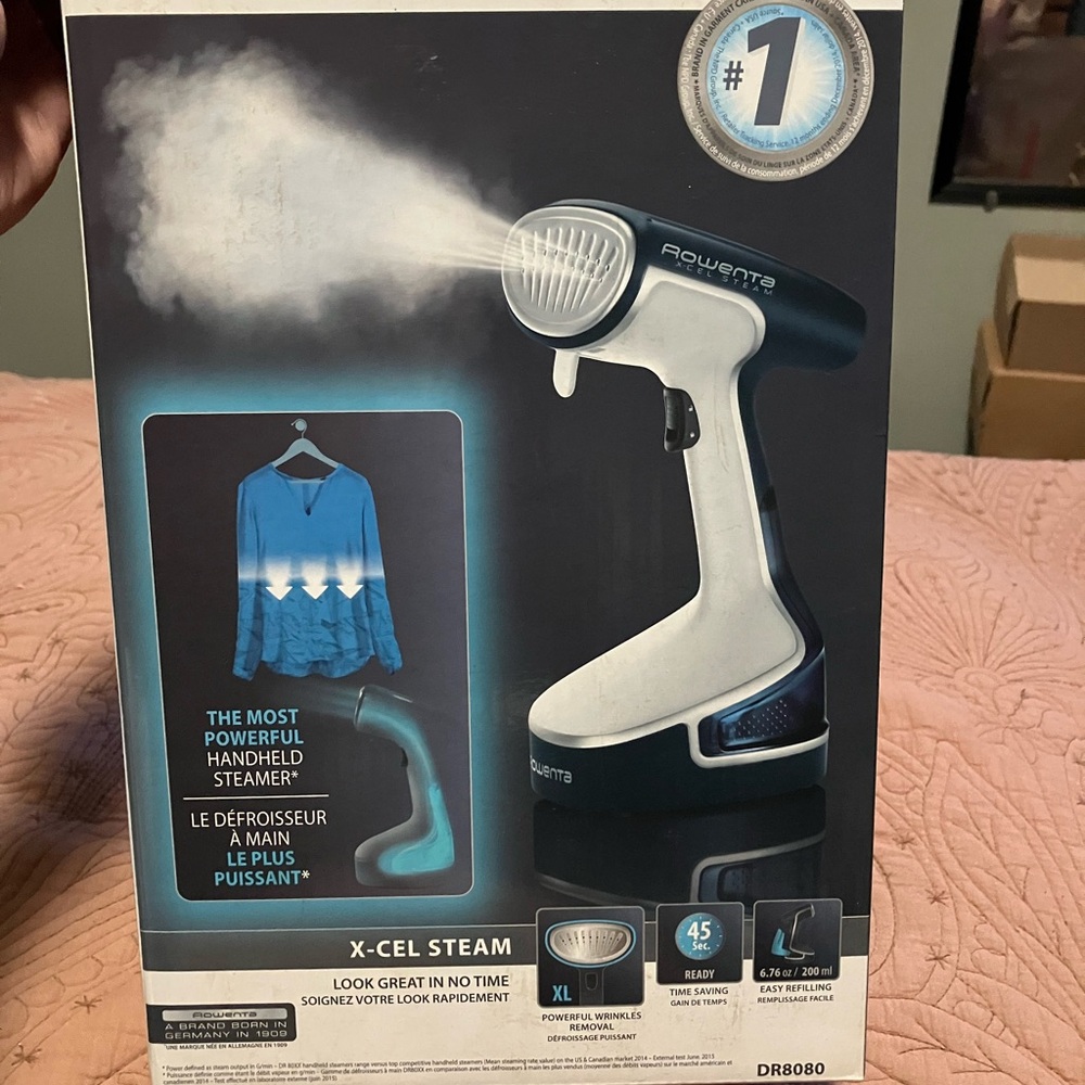 NIB Rowenta X-Cel Handheld Fabric Steamer